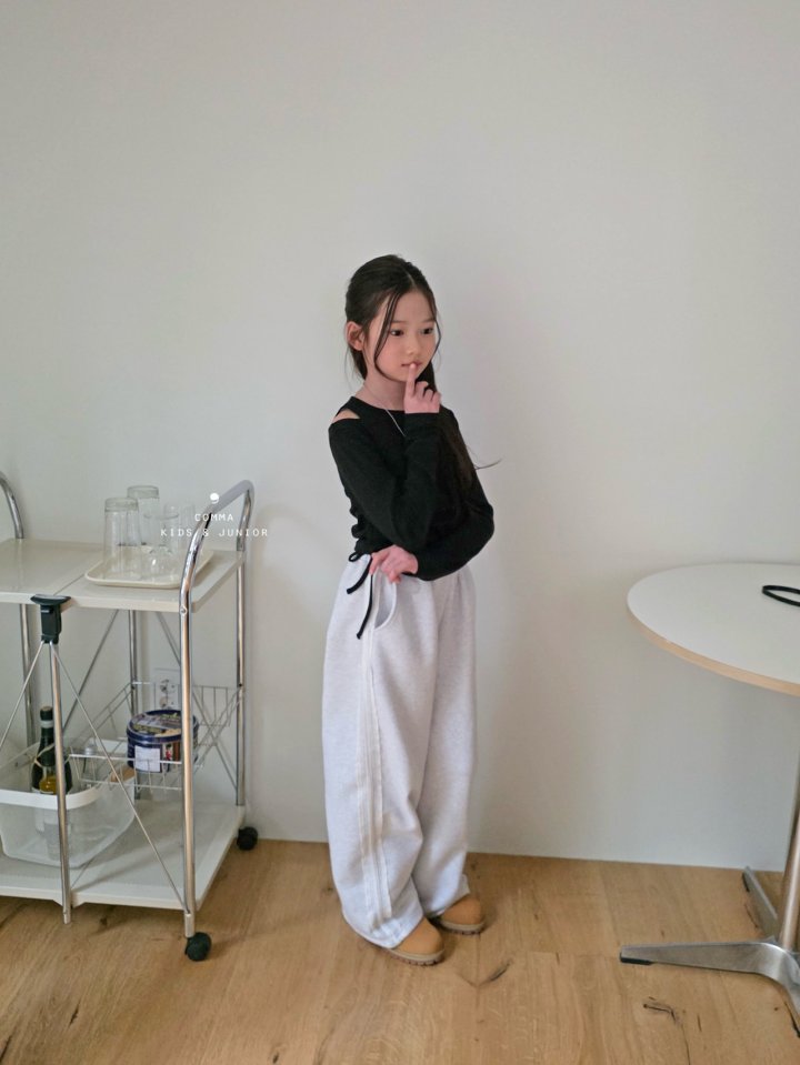 Comma - Korean Children Fashion - #kidsstore - Ribbon Lace Pants - 9