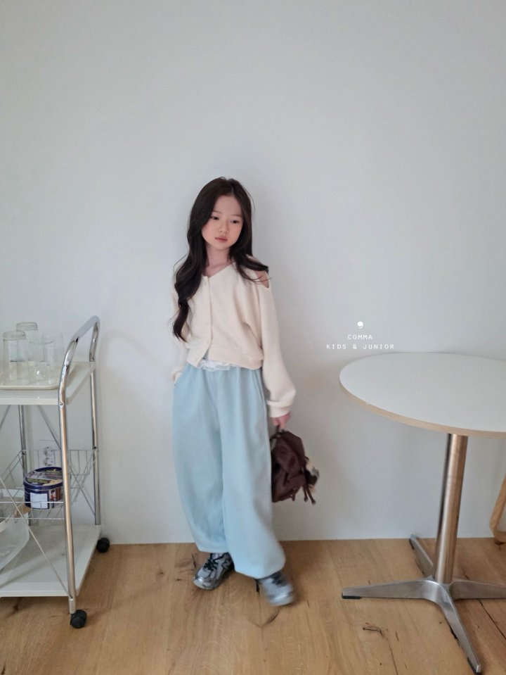 Comma - Korean Children Fashion - #kidsstore - Asymmetrical Slit Cardigan - 8