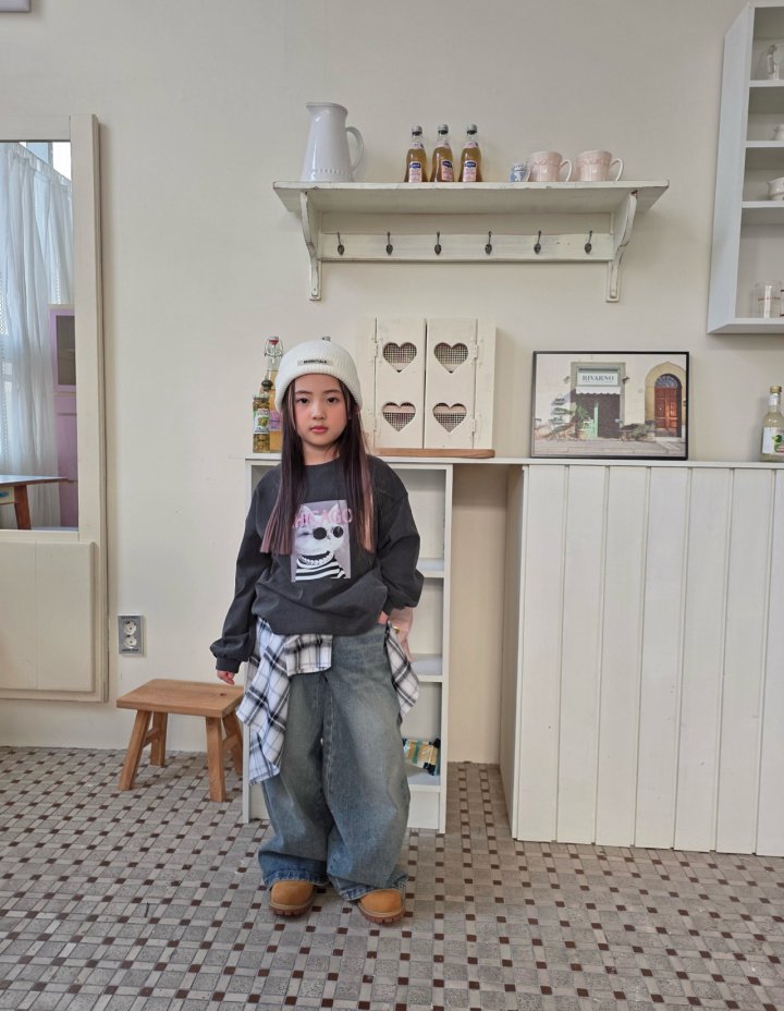 Comma - Korean Children Fashion - #kidzfashiontrend - Chicago Cat Tee - 12