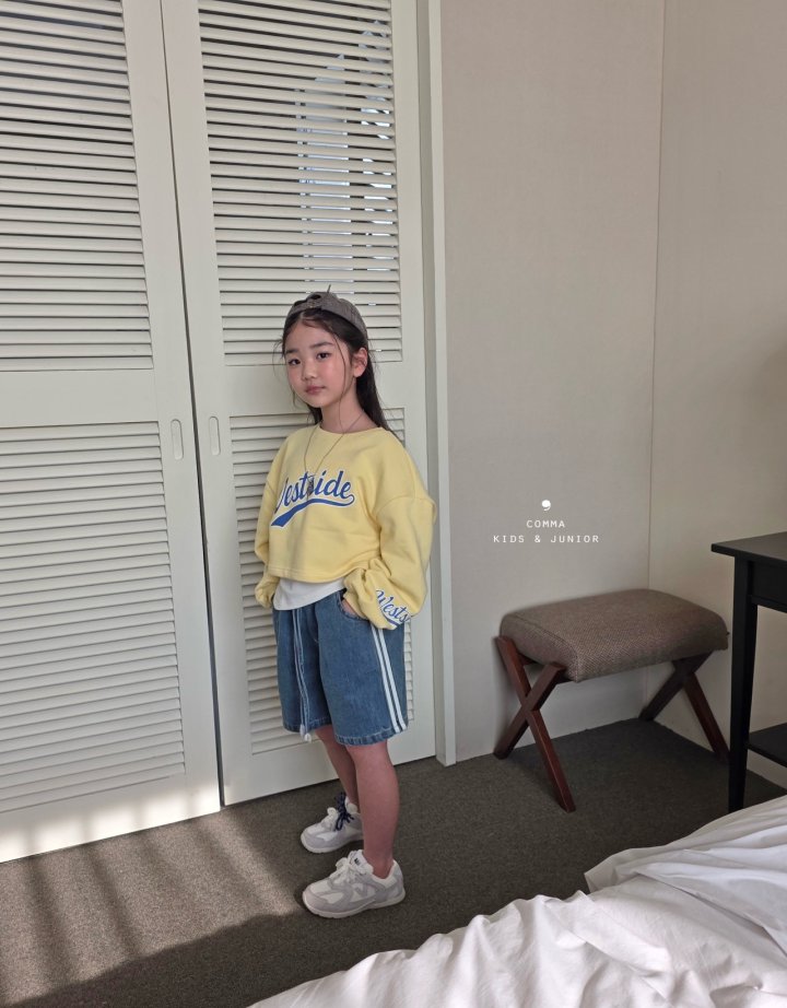 Comma - Korean Children Fashion - #kidzfashiontrend - Double Line Denim Pants - 9