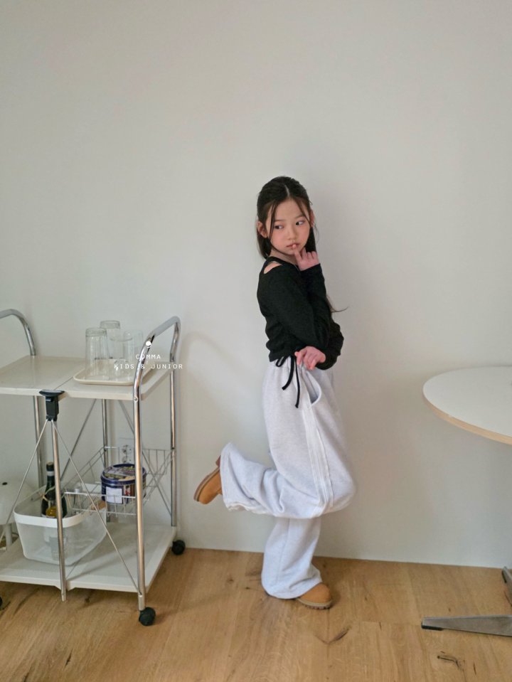 Comma - Korean Children Fashion - #kidzfashiontrend - Ribbon Lace Pants - 10