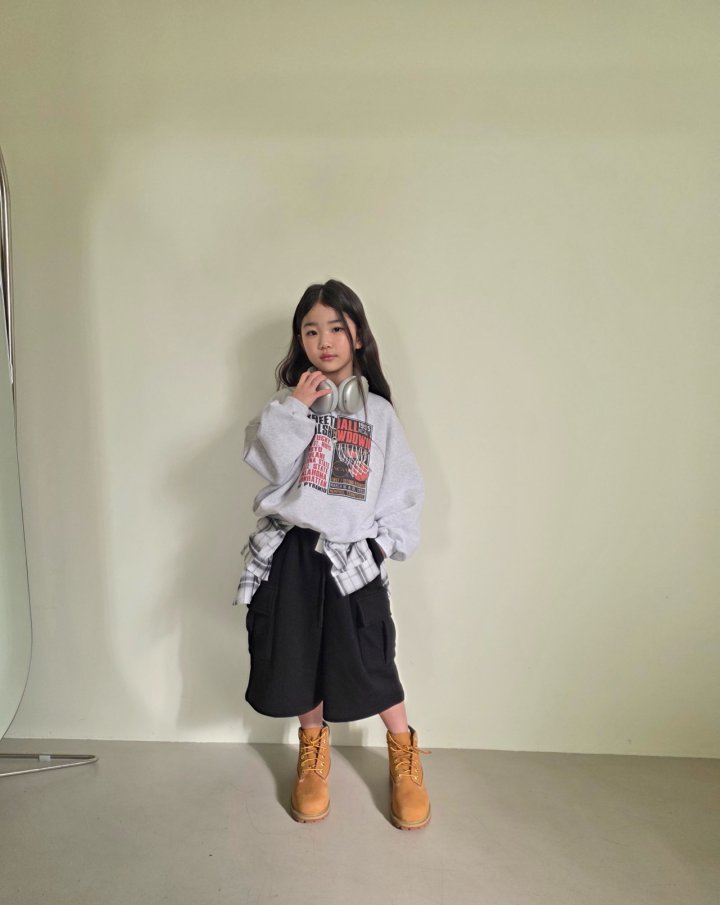 Comma - Korean Children Fashion - #littlefashionista - Wide Bermuda Pants - 7