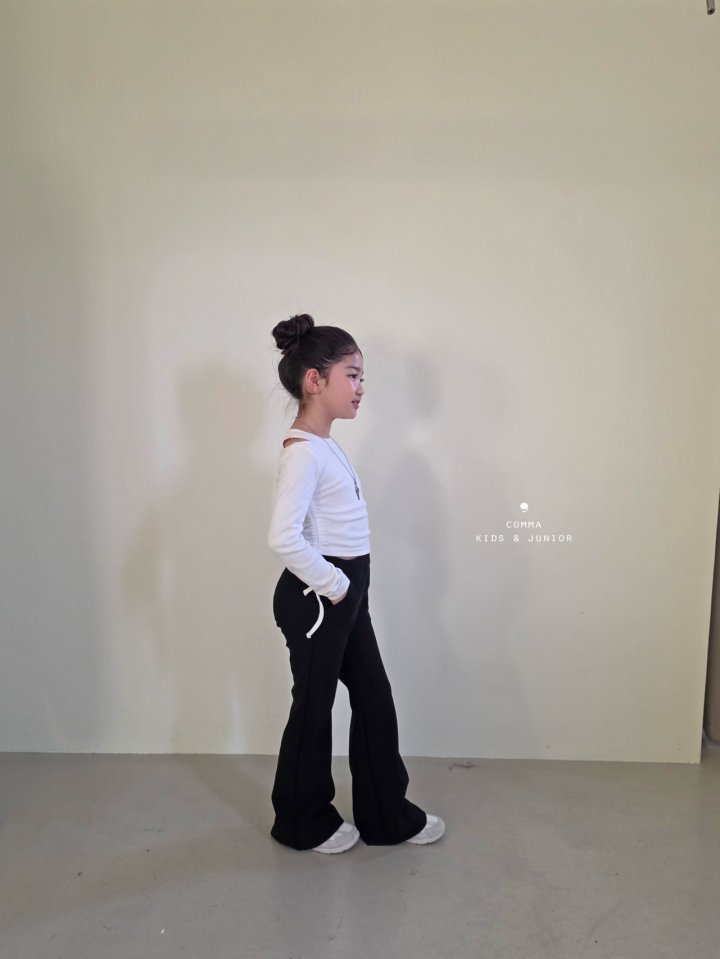 Comma - Korean Children Fashion - #littlefashionista - Wide Bootcut Pants - 6