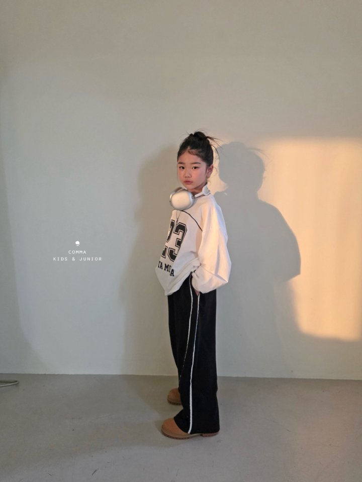 Comma - Korean Children Fashion - #littlefashionista - Double-Line Diagonal Pants - 3