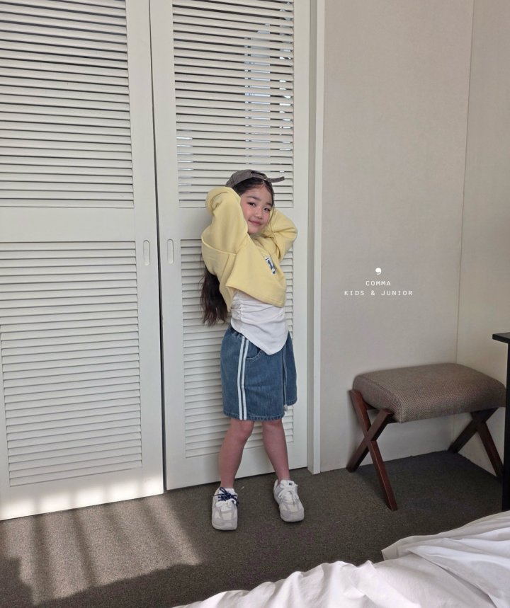 Comma - Korean Children Fashion - #littlefashionista - Waist Crop Tee - 5
