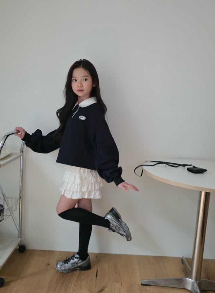 Comma - Korean Children Fashion - #magicofchildhood - Tiered Skirt Pants - 5