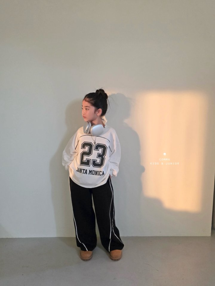 Comma - Korean Children Fashion - #littlefashionista - Double-Line Diagonal Pants - 4