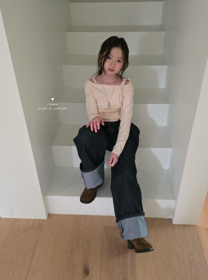 Comma - Korean Children Fashion - #magicofchildhood - Wrap Tie Tee