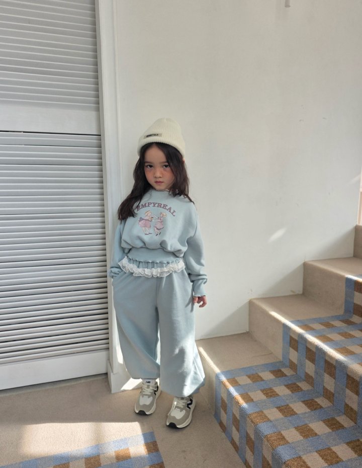 Comma - Korean Children Fashion - #minifashionista - Lace Jogger Pants (Kids) - 11