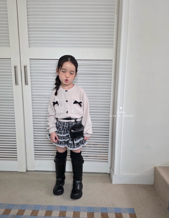 Comma - Korean Children Fashion - #minifashionista - Tiered Skirt Pants - 6