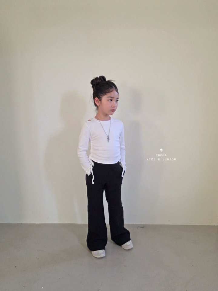 Comma - Korean Children Fashion - #minifashionista - Wide Bootcut Pants - 8