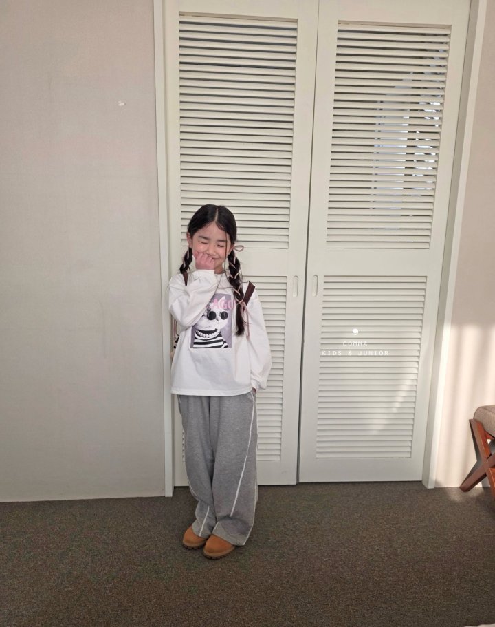 Comma - Korean Children Fashion - #minifashionista - Double-Line Diagonal Pants - 5