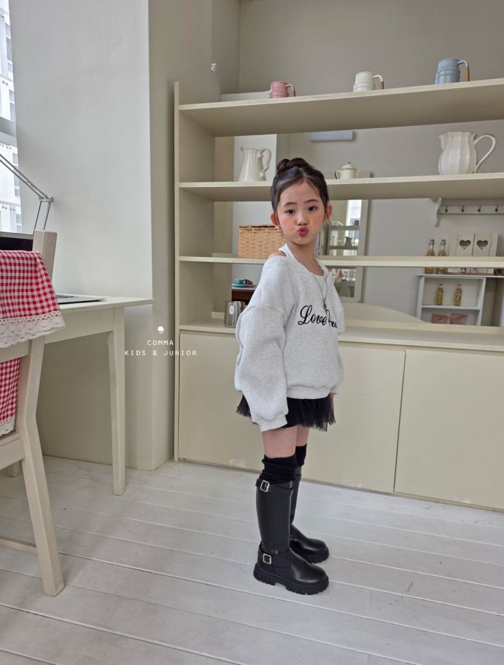 Comma - Korean Children Fashion - #prettylittlegirls - Halter V-Neck Tee - 9