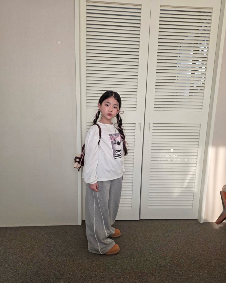 Comma - Korean Children Fashion - #prettylittlegirls - Double-Line Diagonal Pants - 6