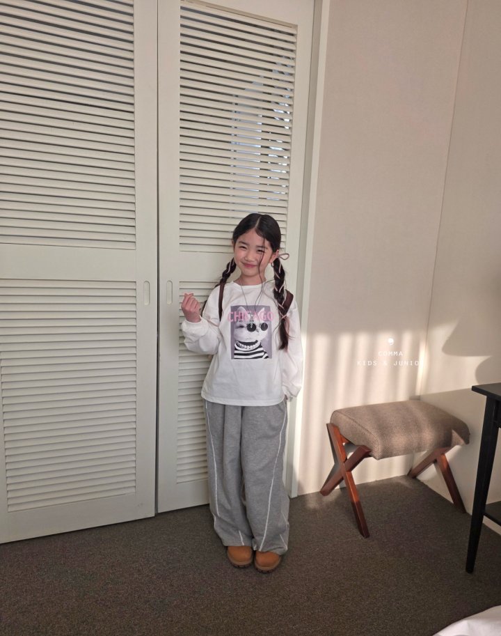 Comma - Korean Children Fashion - #toddlerclothing - Chicago Cat Tee - 4