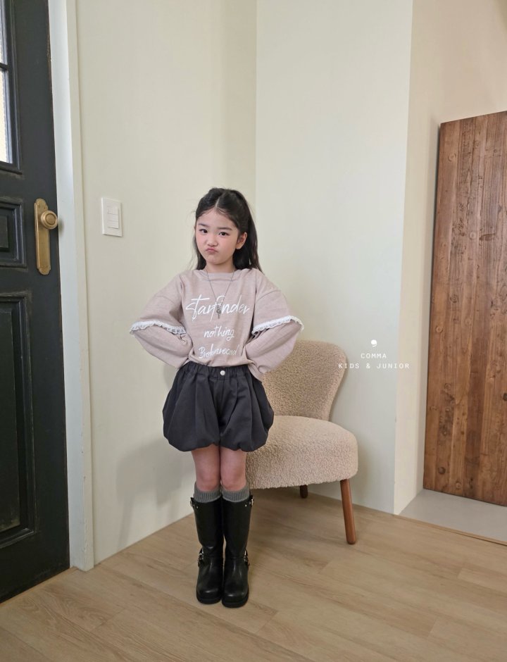 Comma - Korean Children Fashion - #stylishchildhood - Point Lace Tee - 12