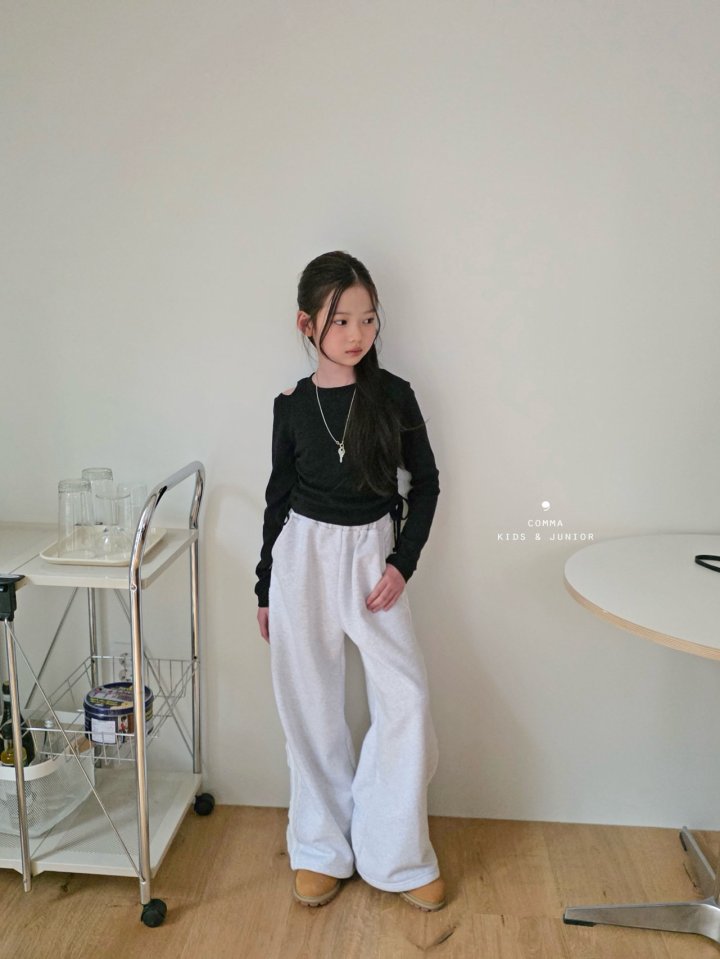 Comma - Korean Children Fashion - #todddlerfashion - Shoulder Slit Tee - 12