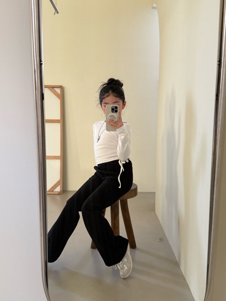 Comma - Korean Children Fashion - #todddlerfashion - Wide Bootcut Pants - 10