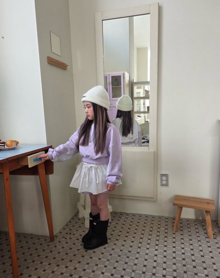 Comma - Korean Children Fashion - #todddlerfashion - Half Half Sweatshirt - 9
