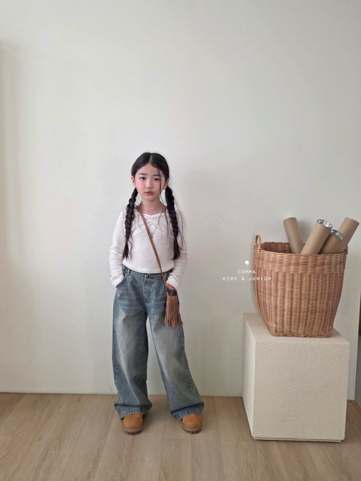 Comma - Korean Children Fashion - #todddlerfashion - Ribbon Tee - 8