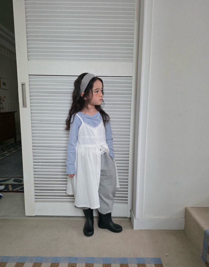Comma - Korean Children Fashion - #todddlerfashion - Strap Lace One-piece - 11