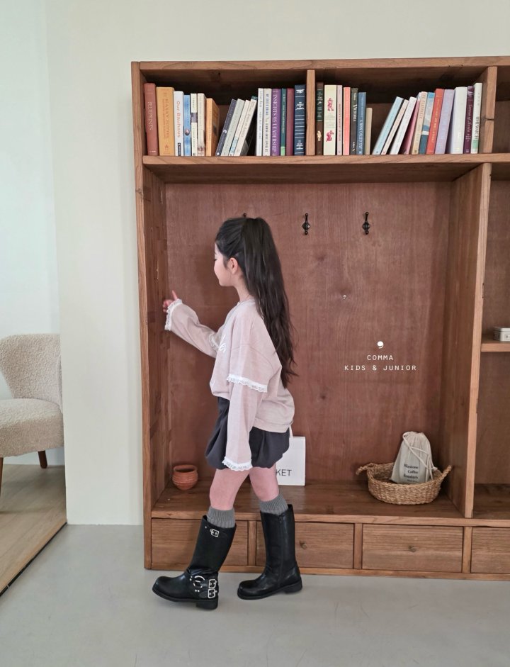 Comma - Korean Children Fashion - #todddlerfashion - Point Lace Tee - 10