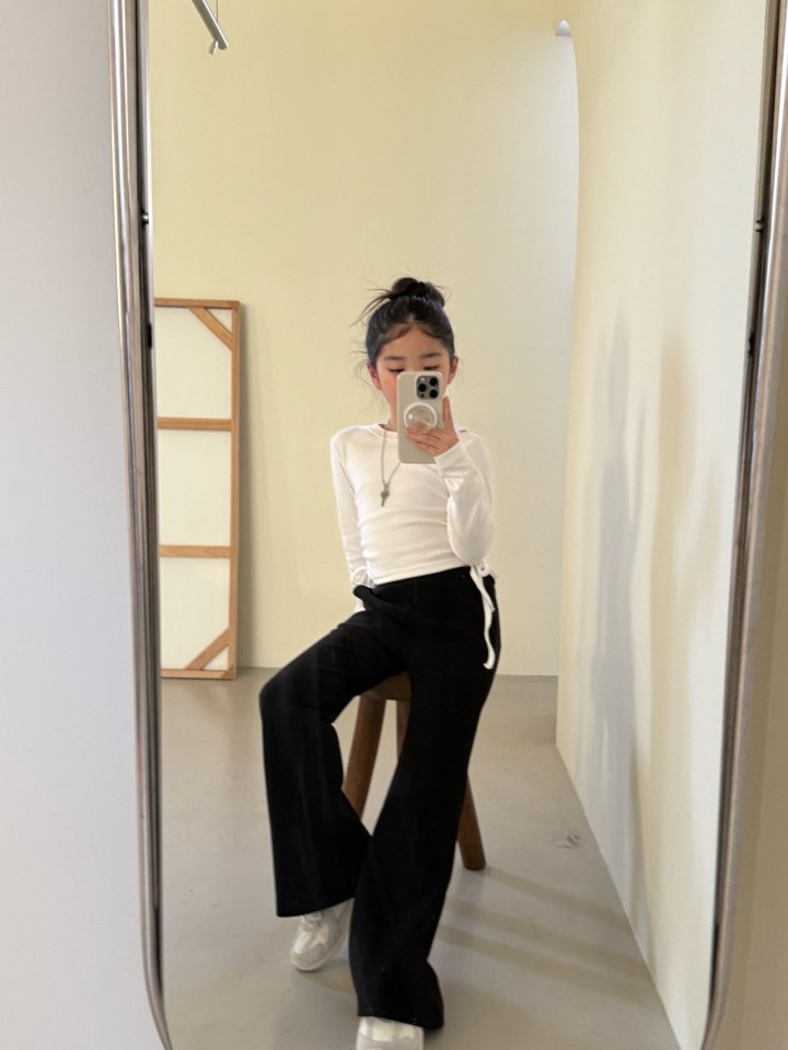 Comma - Korean Children Fashion - #toddlerclothing - Wide Bootcut Pants - 11
