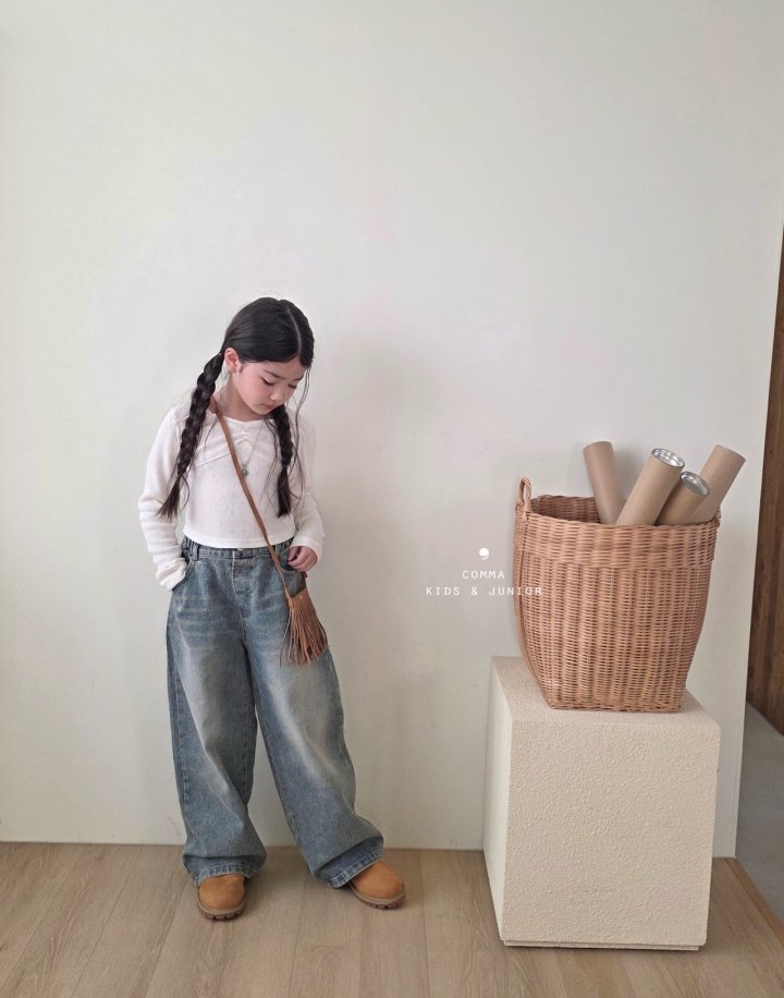 Comma - Korean Children Fashion - #toddlerclothing - Ribbon Tee - 9
