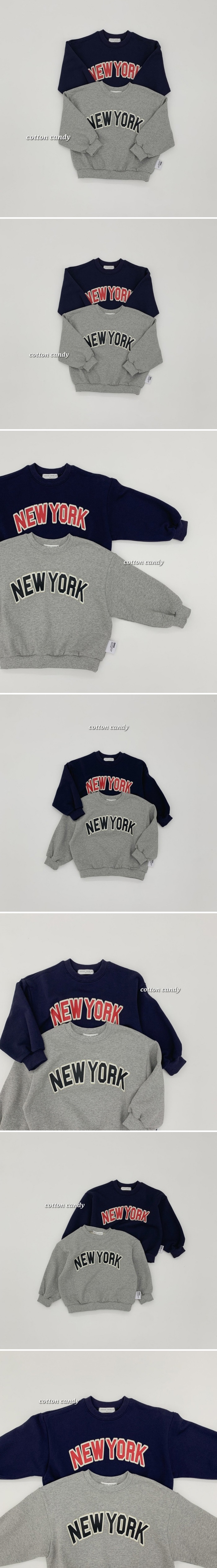 Cotton Candy - Korean Children Fashion - #designkidswear - New York Sweatshirt