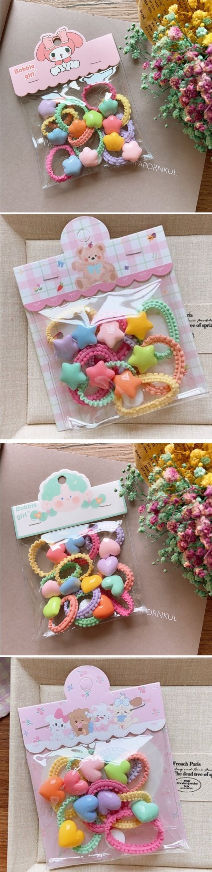 Daily shop - Korean Children Fashion - #childrensboutique - Macaron Hair Tie Set