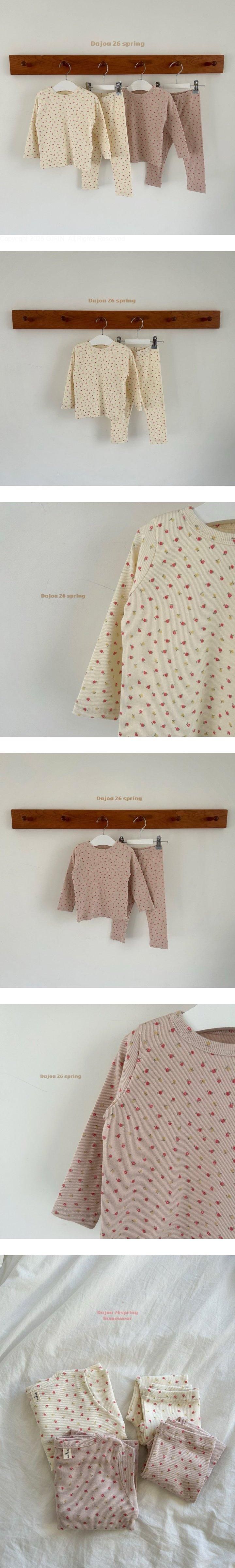 Dajoa - Korean Children Fashion - #Kfashion4kids - Flower Easywear