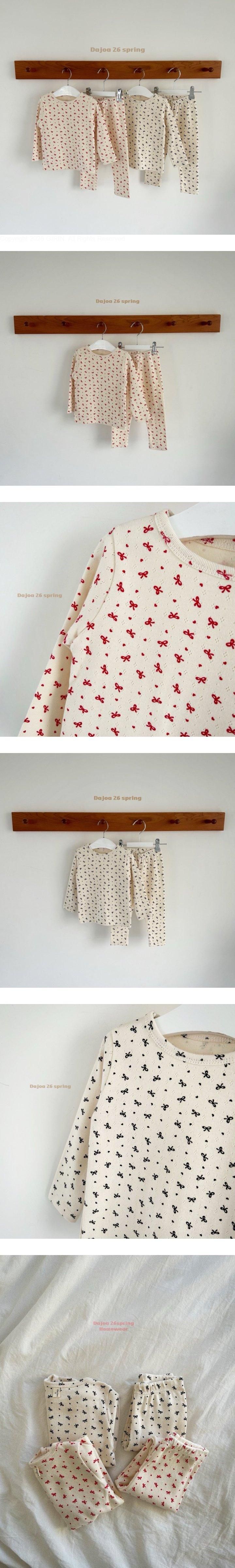 Dajoa - Korean Children Fashion - #magicofchildhood - Ribbon Easywear