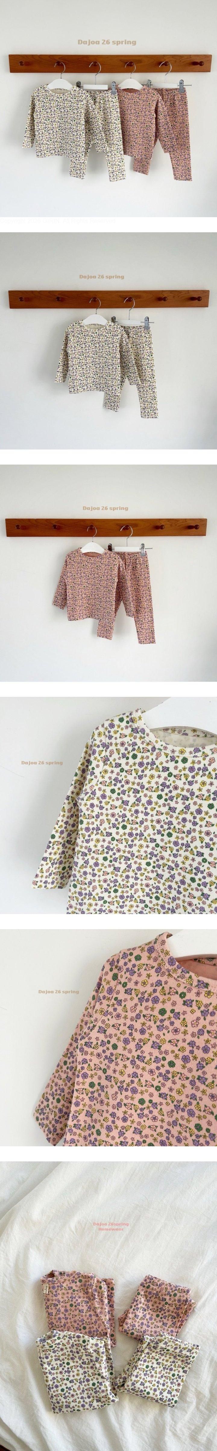 Dajoa - Korean Children Fashion - #toddlerclothing - Ditsy Floral Easywear