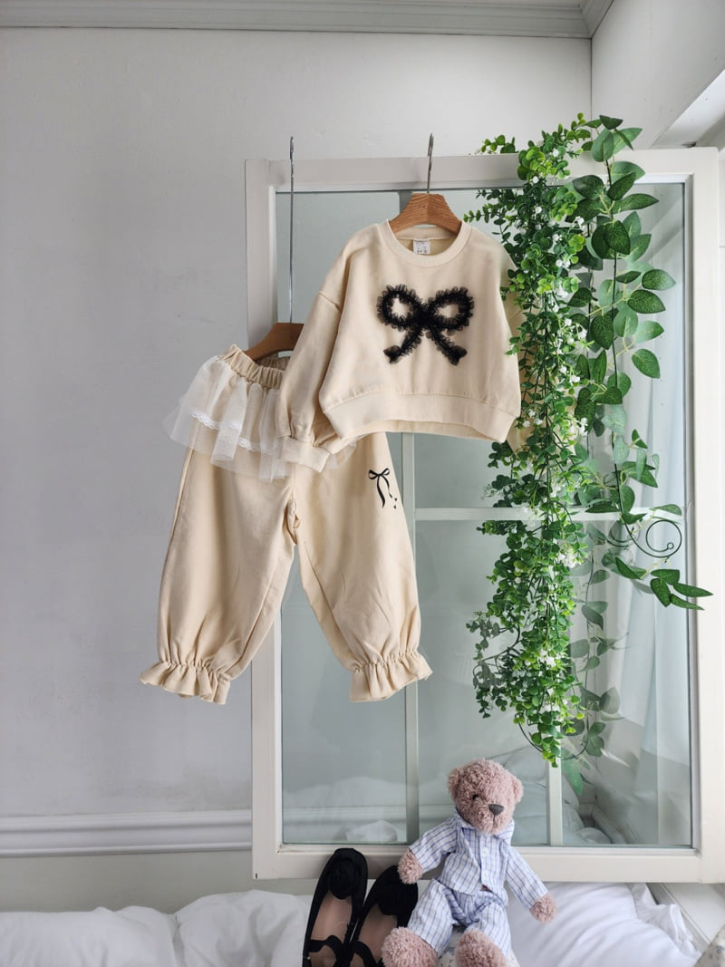 Dalla - Korean Children Fashion - #Kfashion4kids - Sugar Ribbon Set - 2