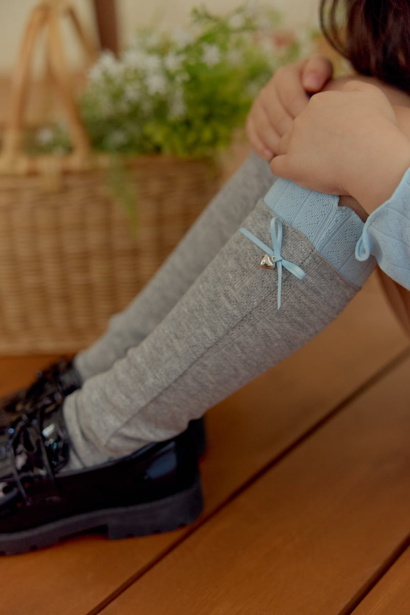 Dalla - Korean Children Fashion - #childofig - Two-Tone Knee Socks