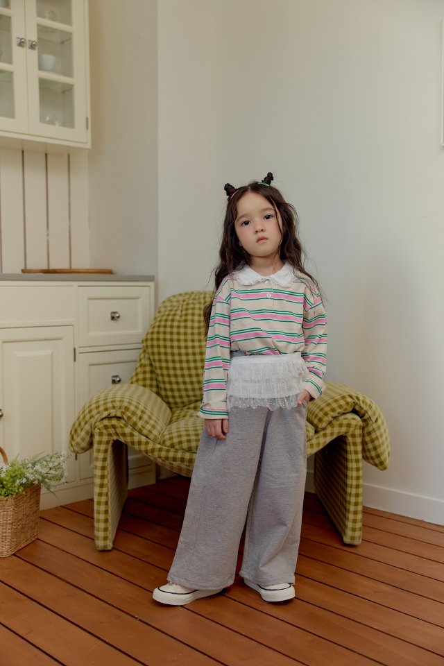 Dalla - Korean Children Fashion - #childofig - Side Pleated Wide Pants - 10