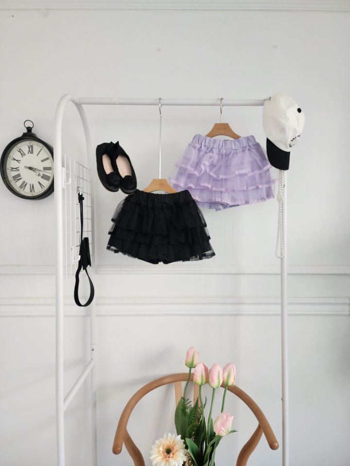 Dalla - Korean Children Fashion - #stylishchildhood - Hipbly Tiered Shorts - 4
