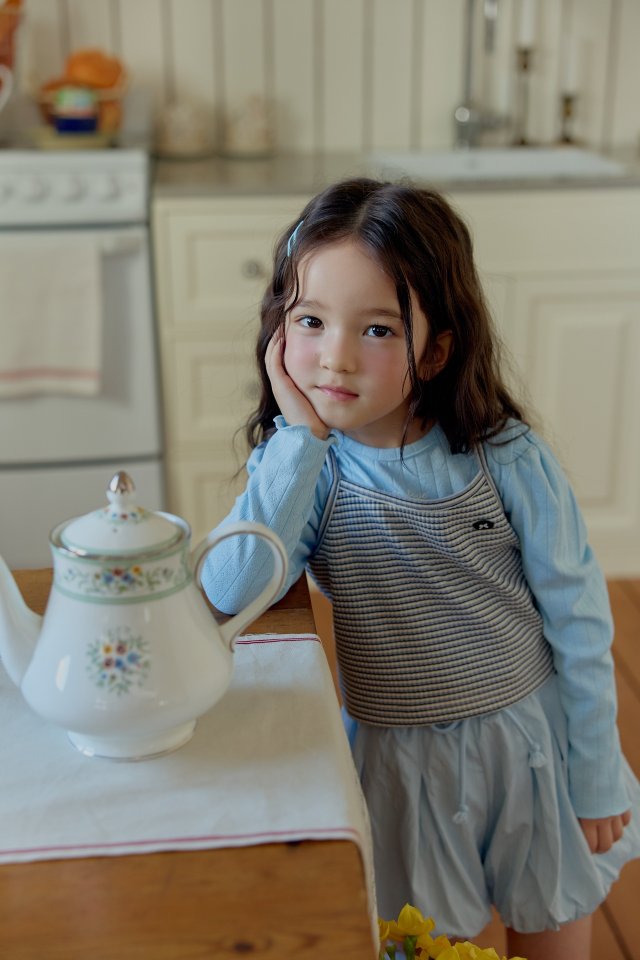 Dalla - Korean Children Fashion - #childofig - Jenny Stripe Bustier - 8