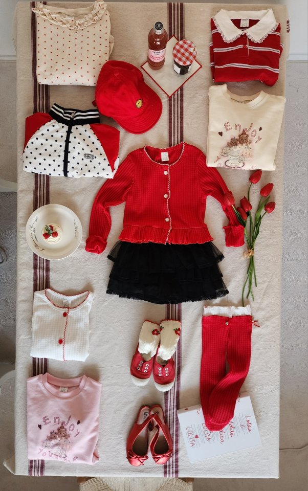 Dalla - Korean Children Fashion - #childofig - Kitsch Ribbed Cardigan - 5