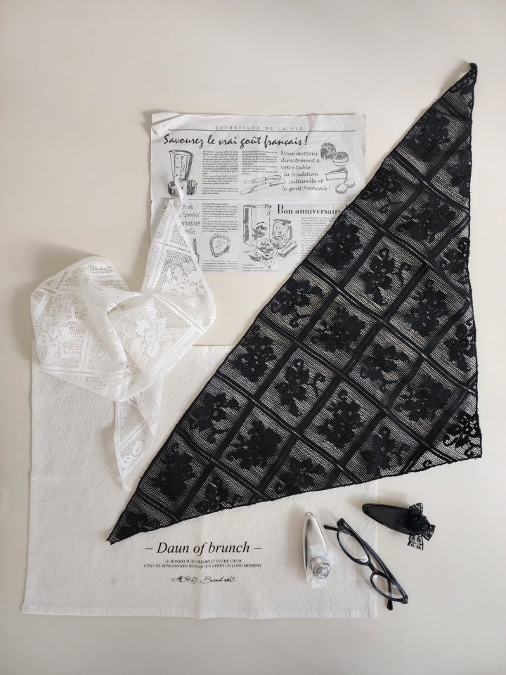 Dalla - Korean Children Fashion - #childrensboutique - Triangle Knit Scarf
