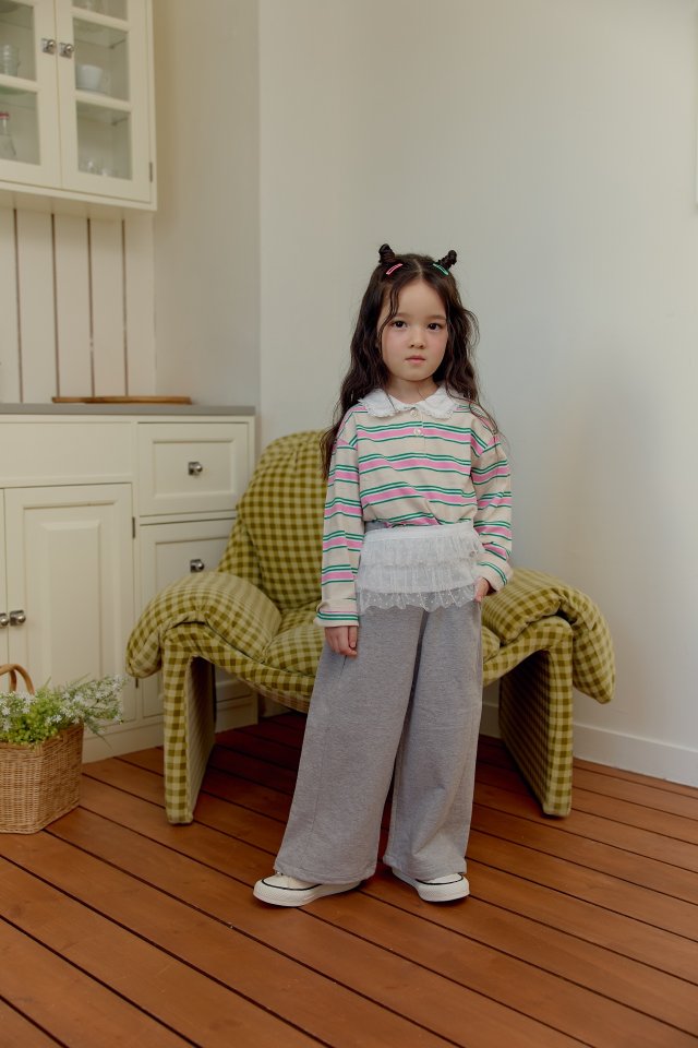 Dalla - Korean Children Fashion - #childrensboutique - Side Pleated Wide Pants - 11