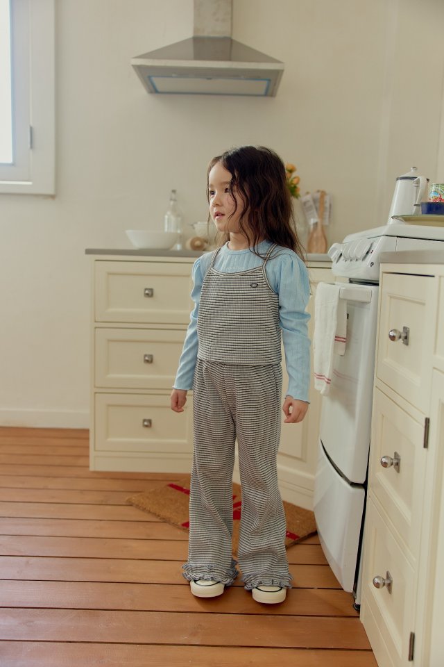 Dalla - Korean Children Fashion - #childrensboutique - Jenny Stripe Bootcut Pants - 9