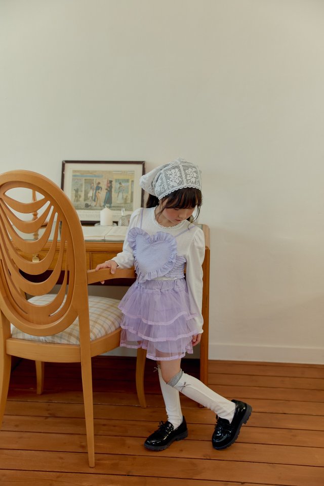 Dalla - Korean Children Fashion - #childrensboutique - Heart Bustier - 11