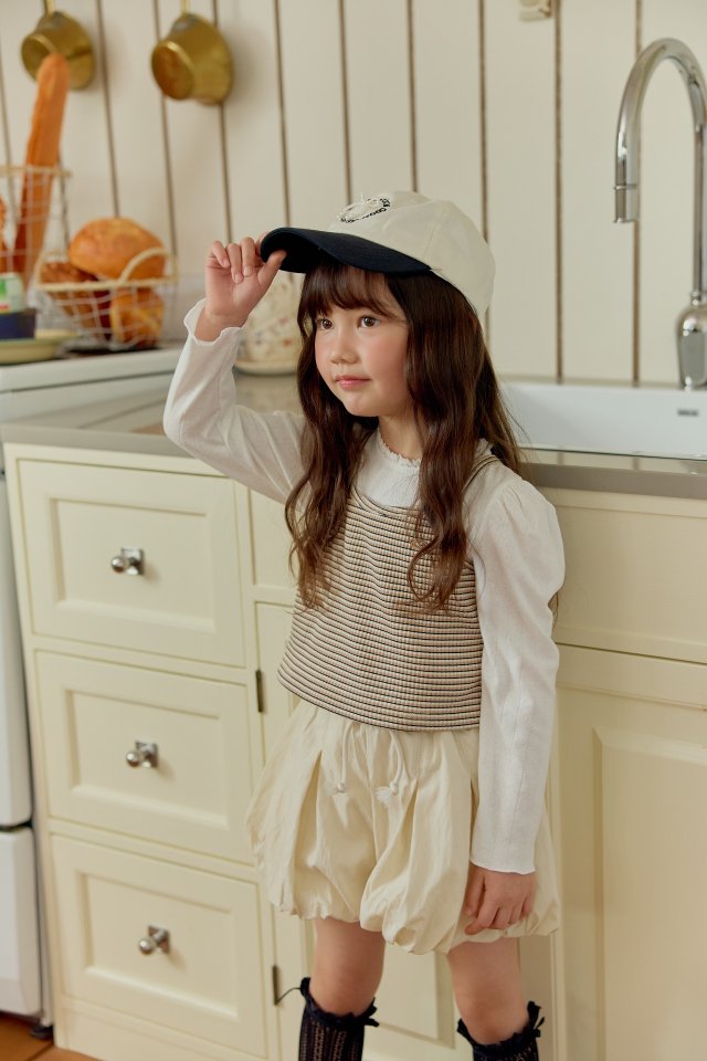 Dalla - Korean Children Fashion - #childrensboutique - Jenny Stripe Bustier - 10