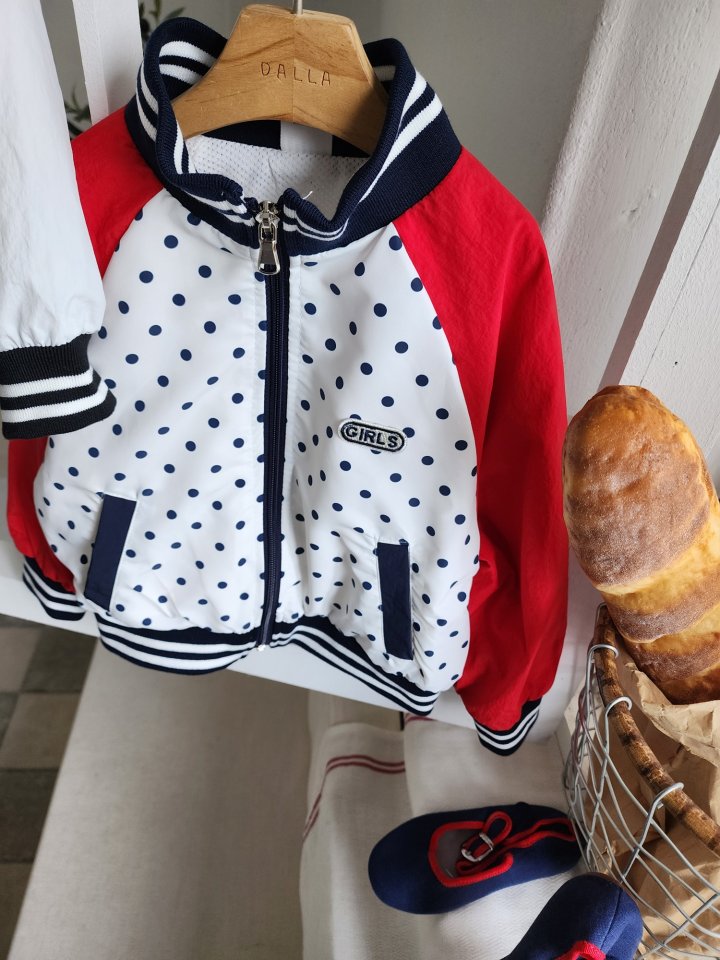 Dalla - Korean Children Fashion - #childrensboutique - Dot Ribbed Jumper - 5