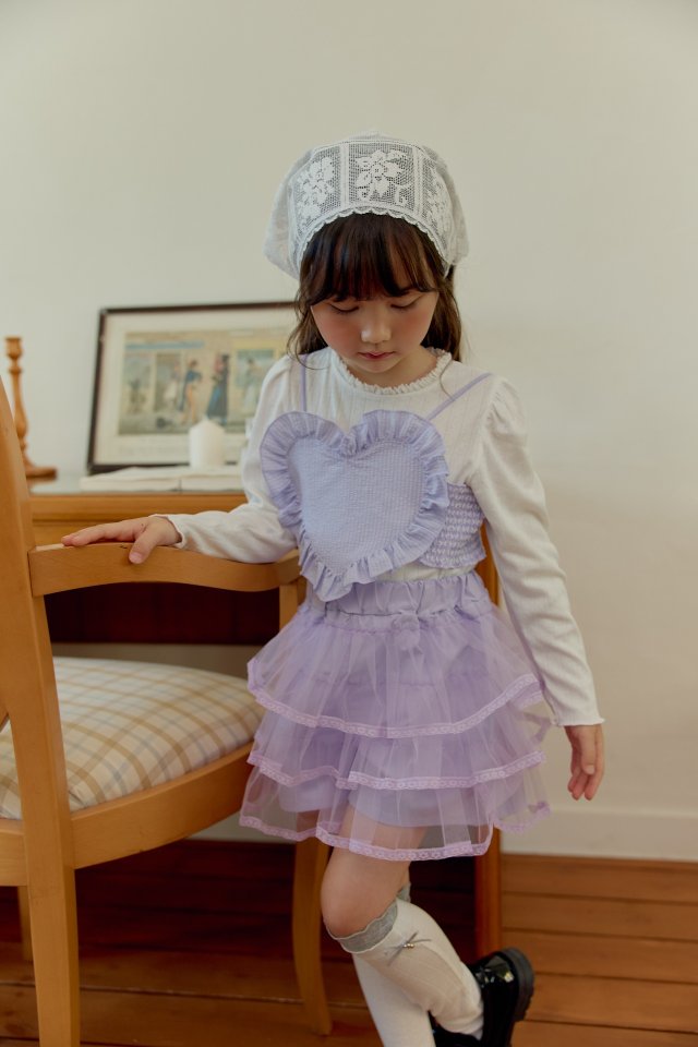 Dalla - Korean Children Fashion - #designkidswear - Heart Bustier - 12