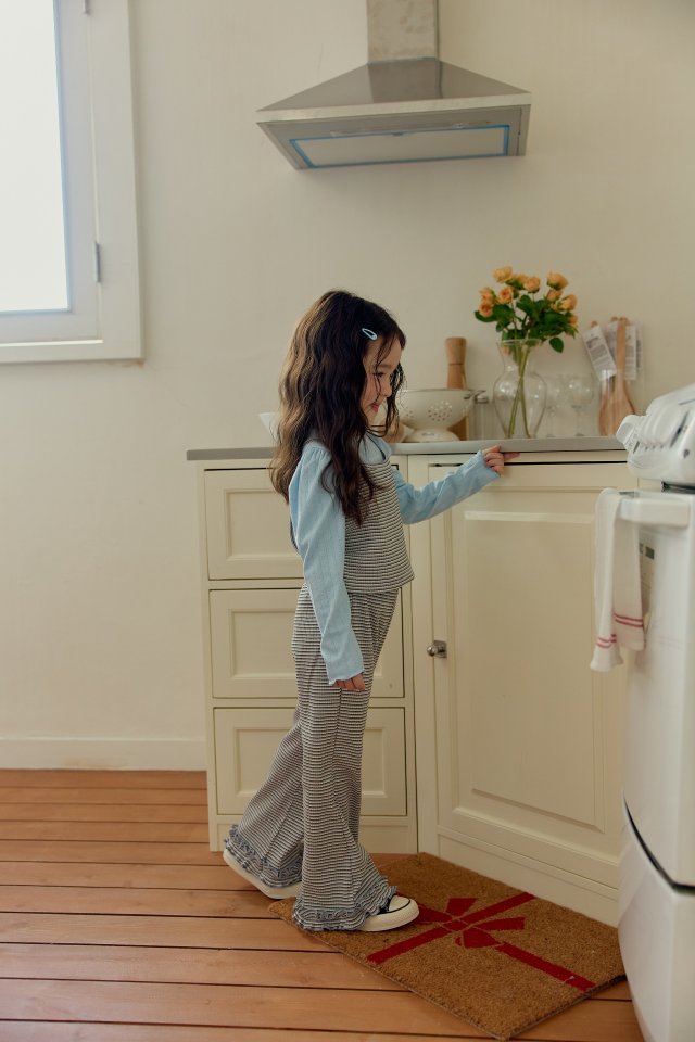 Dalla - Korean Children Fashion - #discoveringself - Jenny Stripe Bootcut Pants - 11