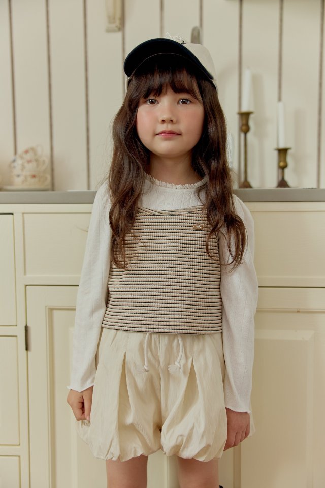 Dalla - Korean Children Fashion - #discoveringself - Jenny Stripe Bustier - 12