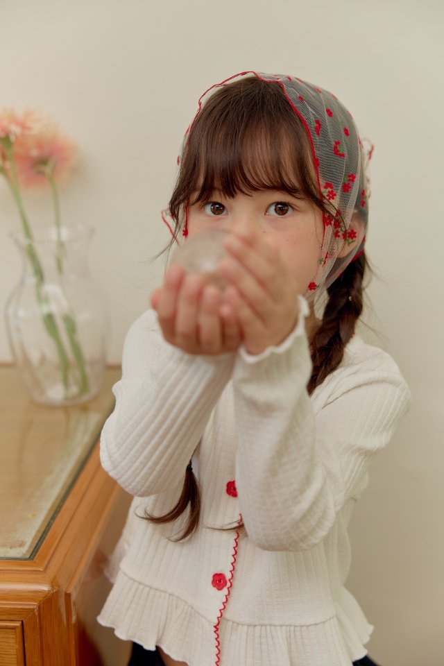 Dalla - Korean Children Fashion - #discoveringself - Kitsch Ribbed Cardigan - 8