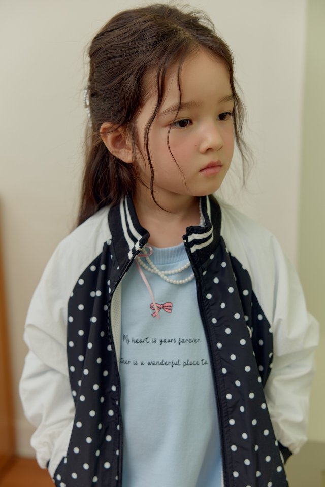 Dalla - Korean Children Fashion - #fashionkids - Dot Ribbed Jumper - 8